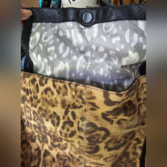 AIMEE KESTENBERG Leather leopard black purse - Picture 6 of 10